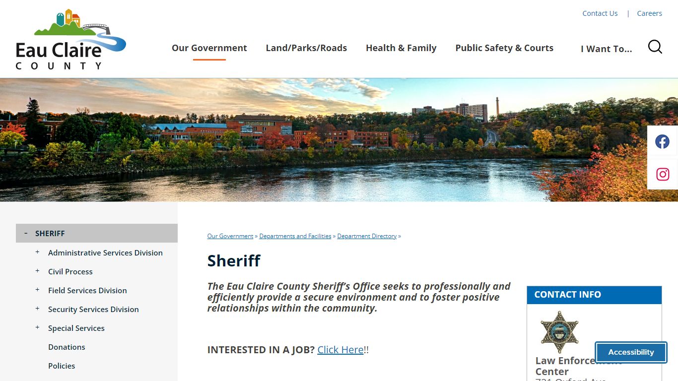 Sheriff | Eau Claire County